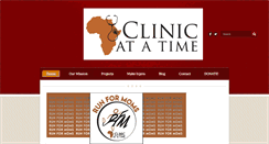 Desktop Screenshot of clinicatatime.org